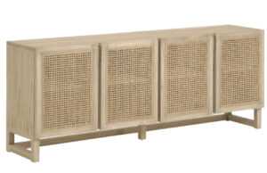 Dřevěná skříňka Kave Home Rexit 180 x 78 cm