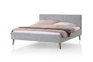 MEISE MÖBEL Čalouněná postel TWISTER 180x200cm šedá