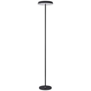 Černá kovová stojací LED lampa Nova Luce Viti 170 cm