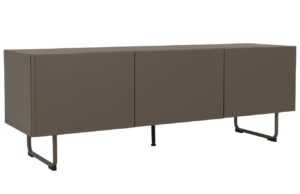Hnědý lakovaný TV stolek Tenzo Parma 146 x 43 cm