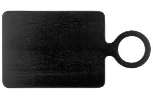 Černé dřevěné servírovací prkénko Bloomingville Himaya 42 x 21